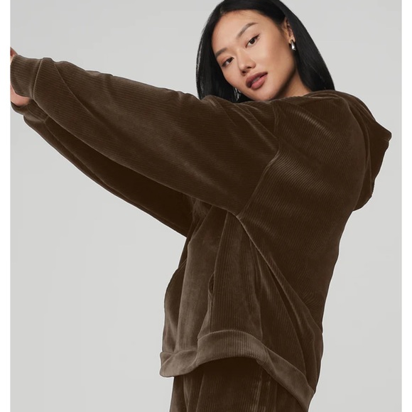 Alo Yoga Velour Baller Hoodie -Sold out online - Picture 2 of 10